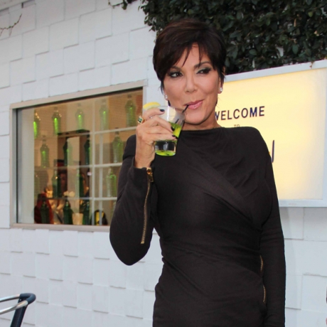 Kris jenner drinking