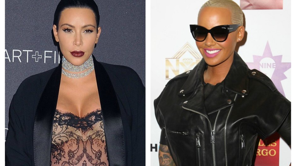 Kim kardashian amber rose feud