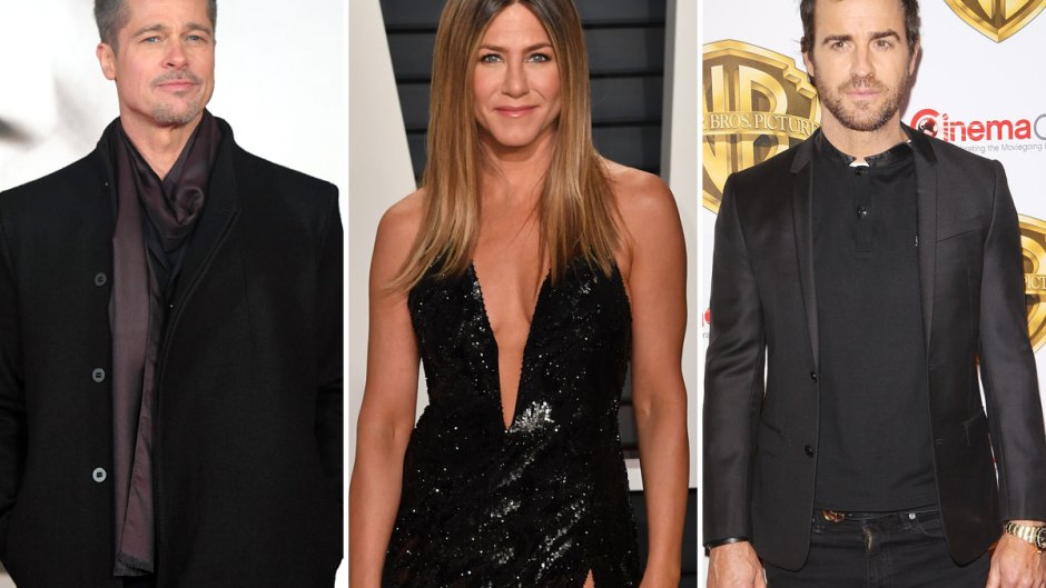 Jennifer aniston justin theroux brad pitt