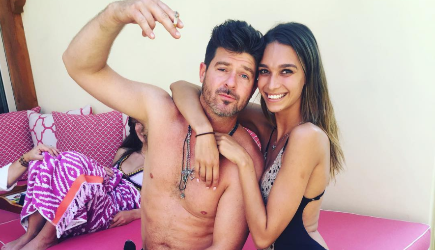 Robin thicke april love geary pregnant