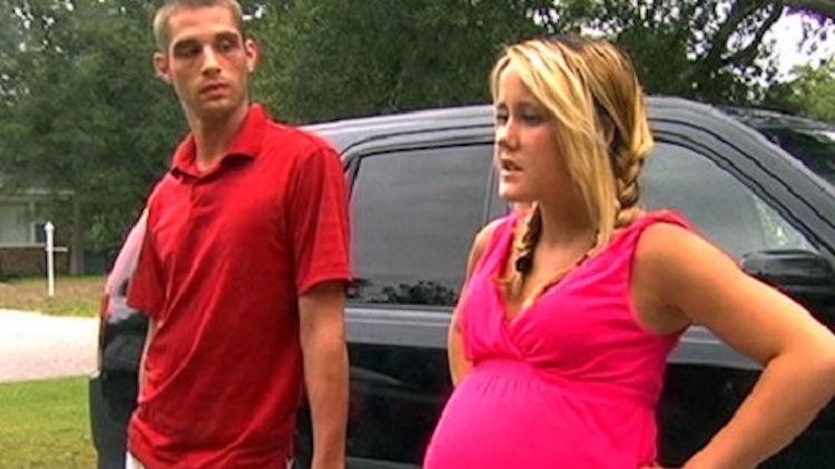 Andrew Lewis and Pregnant Jenelle Evans