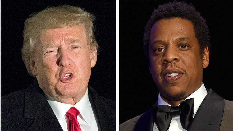 Trump jay z tweet black unemployment