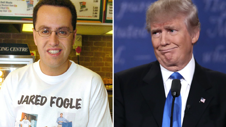 Jared fogle donald trump jail