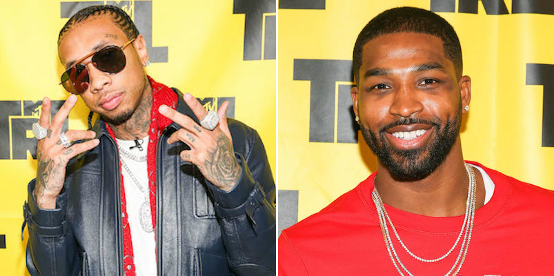 Tyga responds tristan thompson cheating