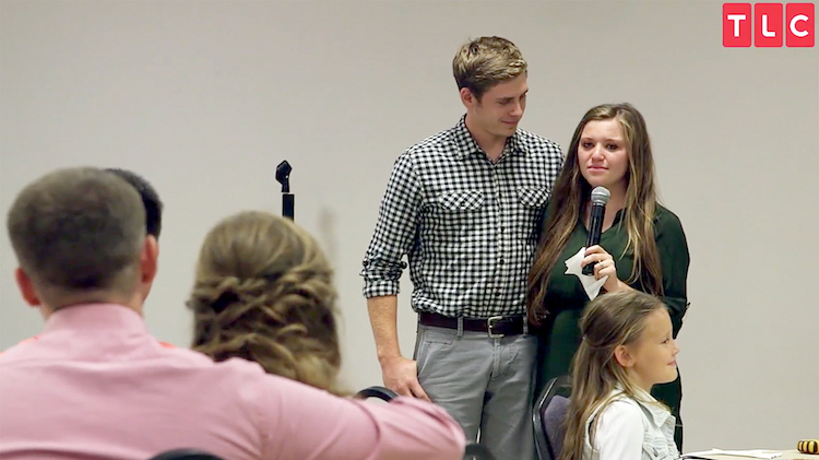 Joy-Anna Duggar reacts to John David courting