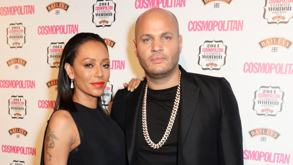 Stephen Belafonte, wearing black and Mel also wearing black at an event