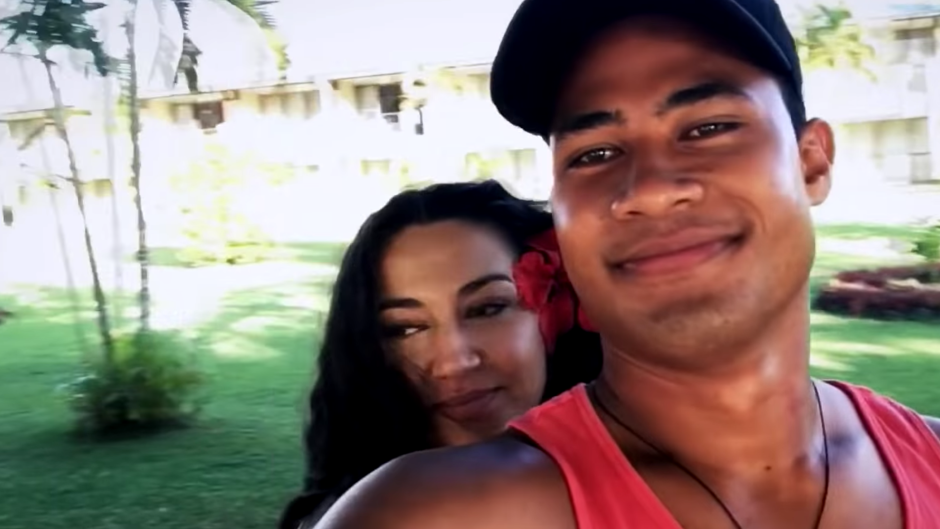 Asuelo And Fiancée Kalani Smile At The Camera