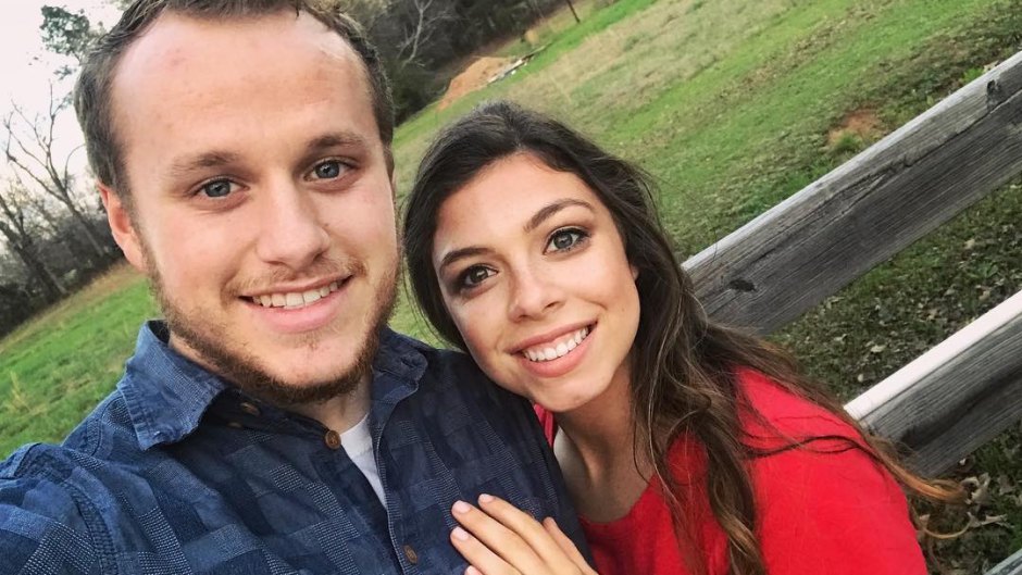 Lauren Swanson Smiles With Her Hand On Josiah Duggar's Chest