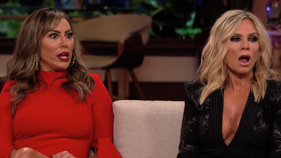 Kelly Dodd And Tamra Judge Looking Shocked On RHOC Reunion