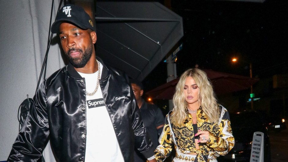 khloe kardashian tristan thompson christmas party