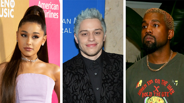 pete davidson ariana grande kanye west feud