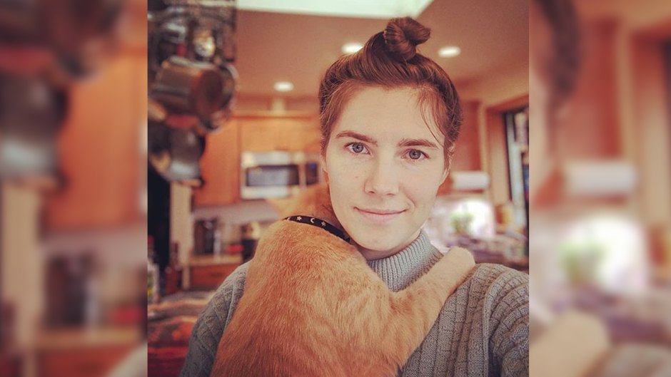 Amanda Knox Smiles In Selfie While Holding Cat