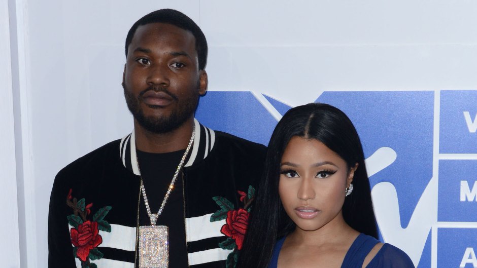 Nicki Minaj with ex Meek Mill at MTV VMAS