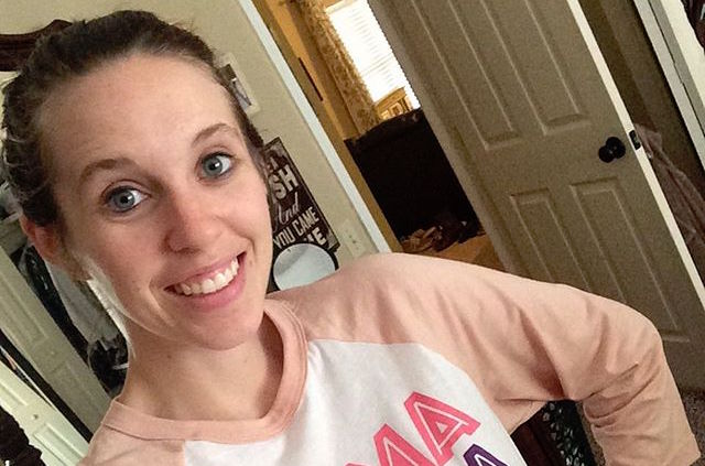 Jill Duggar Smiles In Selfie Wearing Baseball Style T Shirt