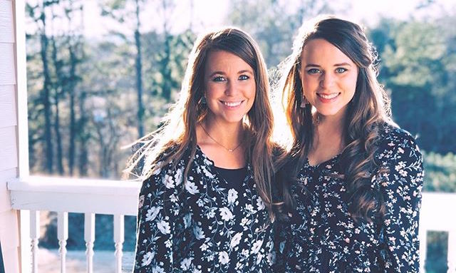 Jinger and Jana Pose In Matching Floral Dresses
