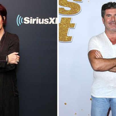 Sharon Osbourne and Simon Cowell