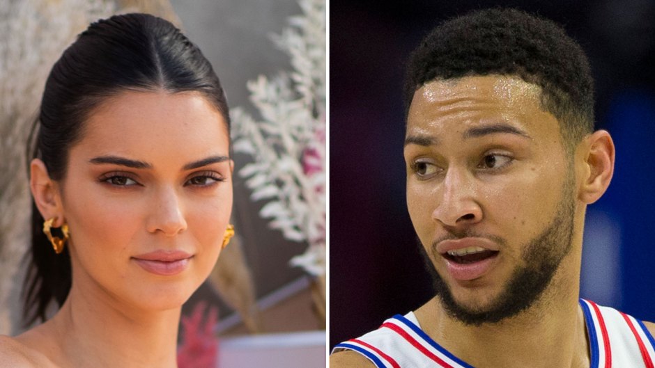 KENDALL JENNER AND BEN SIMMONS SPLIT