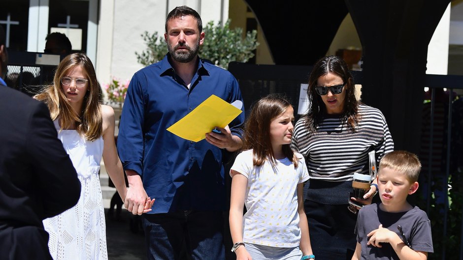 Ben Affleck Jennifer Garner Kids Church