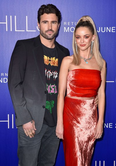 Brody Jenner Wearing a Black Outfit with Kaitlynn Carter at the Hills Premiere