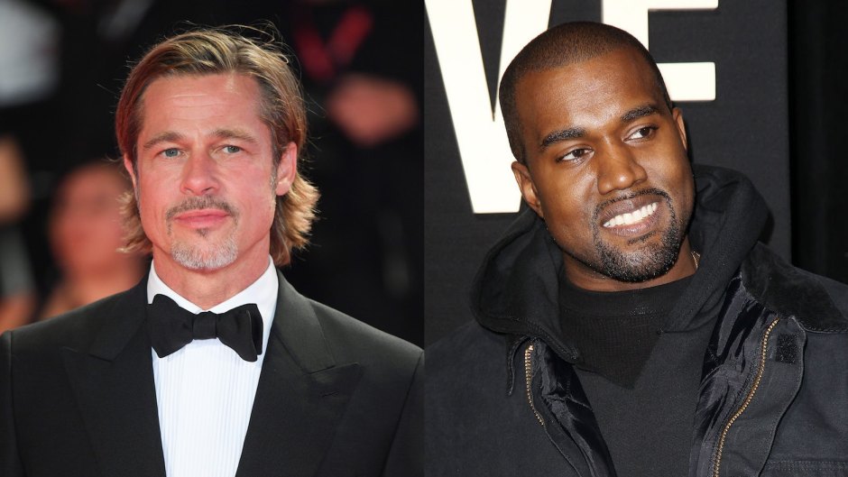 Brad Pitt Attends Kanye West's Sunday Service