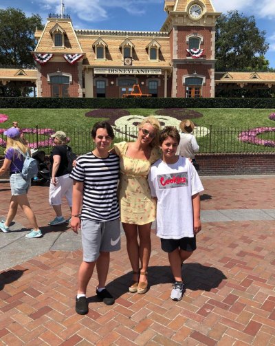 Britney Spears and her Sons