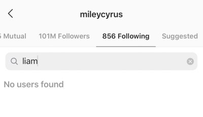Miley Cyrus Unfollows Liam Hemsworth and Kaitlynn Carter on Instagram