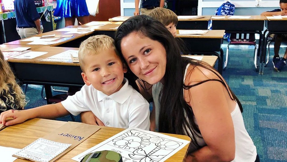 Jenelle-Evans'-Son-Kaiser-Rides-the-School-Bus-for-the-First-Time