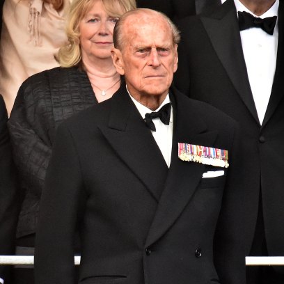 Prince Philip Wearing all Black