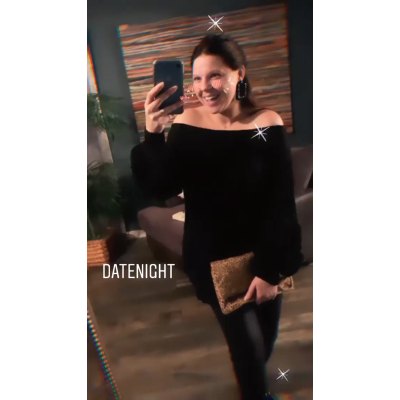 Amy Duggar King Shows Off Sexy Shoulders During Date Night