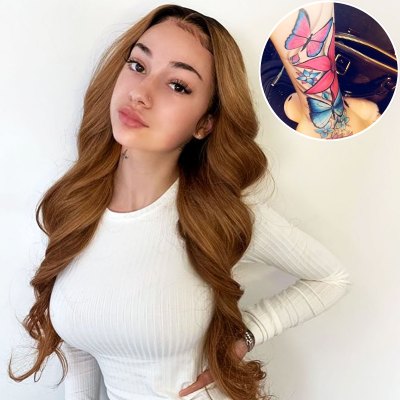 Bhad Bhabie Shows Off Her Vibrant New Butterfly Tattoo