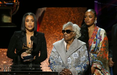 Lauren London and Nipsey Hussle's Family at the Grammys