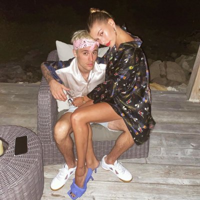 Justin Bieber and Hailey Baldwin Cuddle on Instagram on New Year's Eve 2019