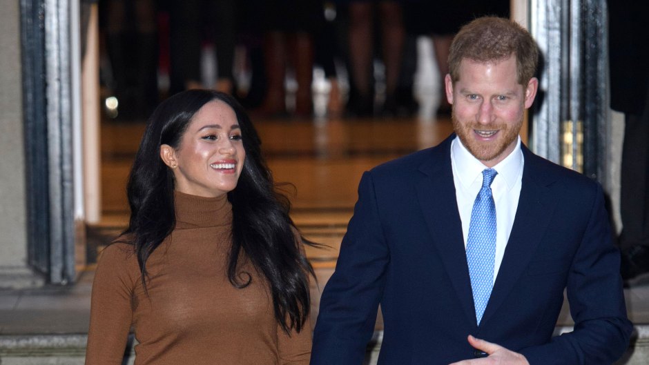 Meghan Markle and Prince Harry Walking Hand-in-Hand