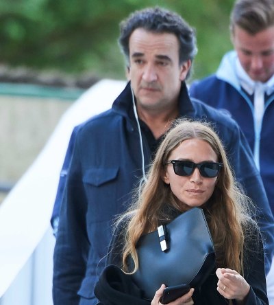 Mary-Kate Olsen and Olivier Sarkozy Walking