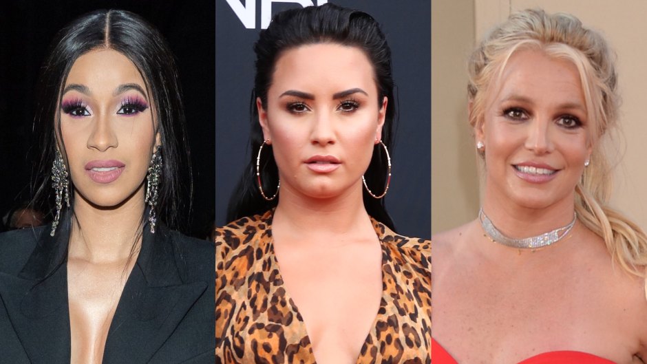 cardi b, demi lovato, britney spears and more celebrities participate blackout tuesday