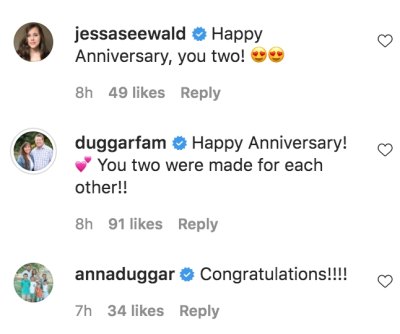 John David and Abbie Anniversary Comments