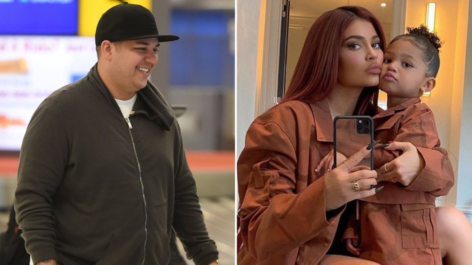 Rob Kardashian Flaunts Weight Loss in Rare Pic With Stormi
