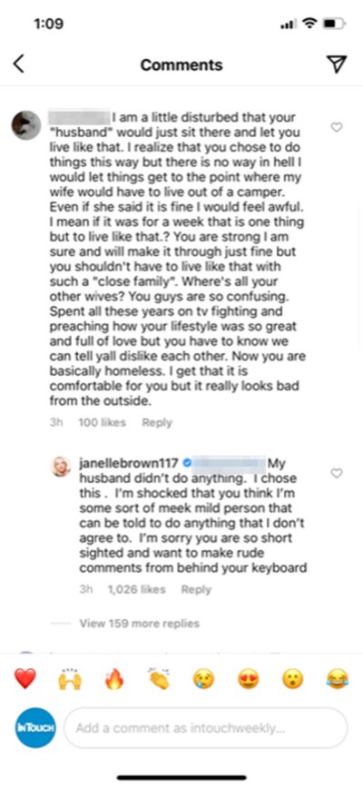 Sister Wives Star Janelle Brown Defends Husband Kody Amid RV Living I Chose This