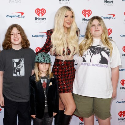 Tori Spelling and 4 Youngest Kids Attend iHeartRadio's Jingle Ball Concert Amid Dean McDermott Drama